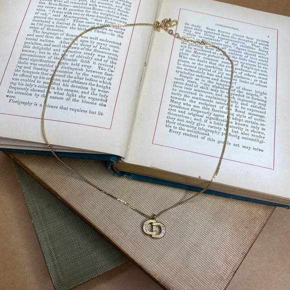 dior compass necklace